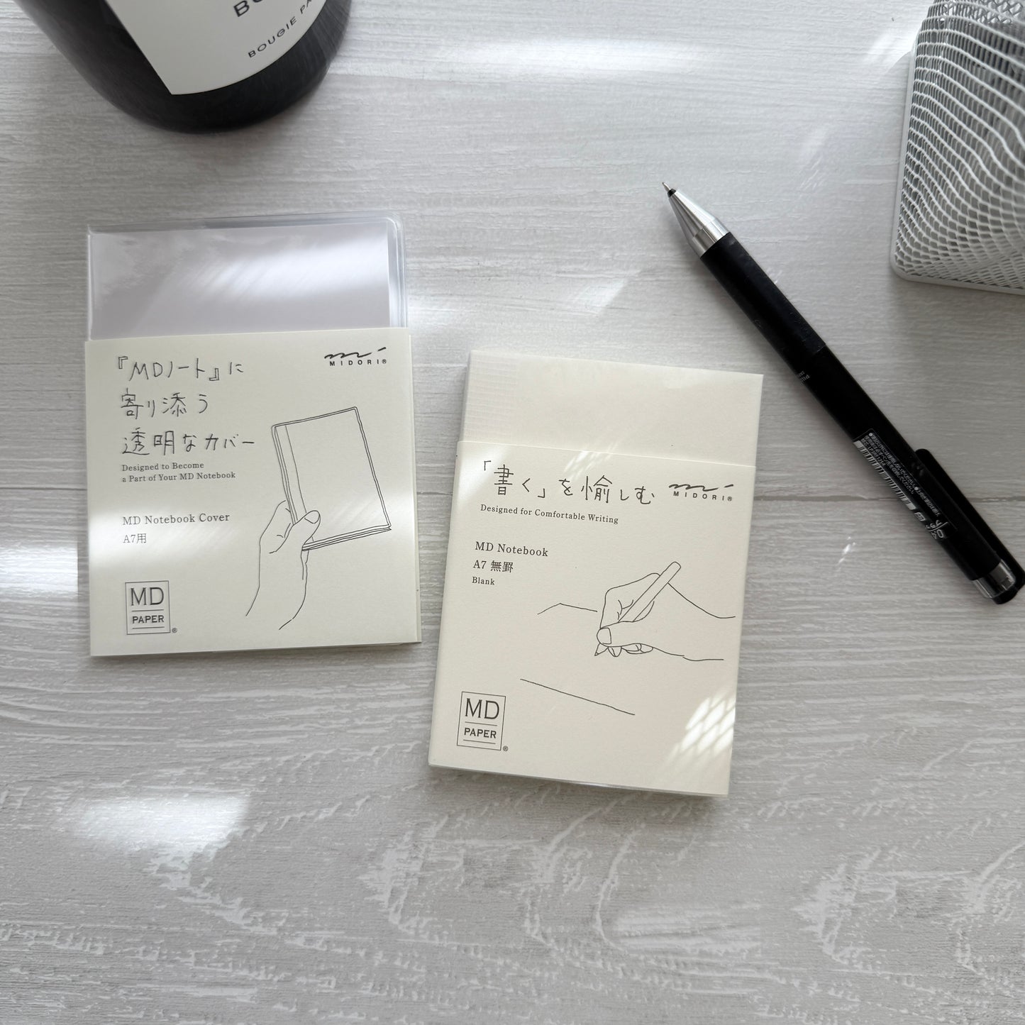 MD Notebook / A7 Blank & PVC Cover