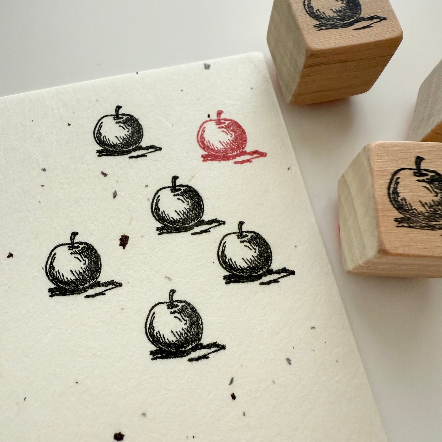 Yoko Kadokawa Apple Rubber Stamp