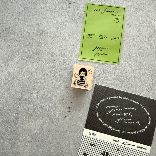 MA7stamp Daily Fumiko Rubber Stamp / 3 Designs