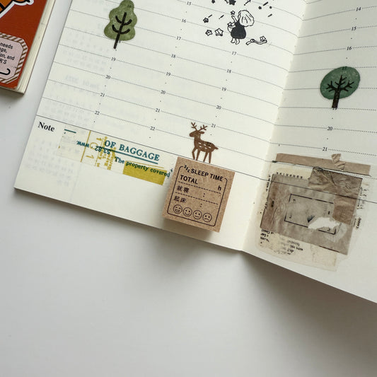 Stamp Marche Life Log Collection Stamp // Sleep & Medicine