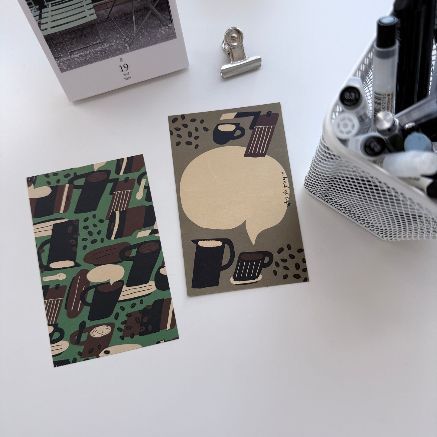 A Kind of Cafe Journaling Material Paper / 7 Designs