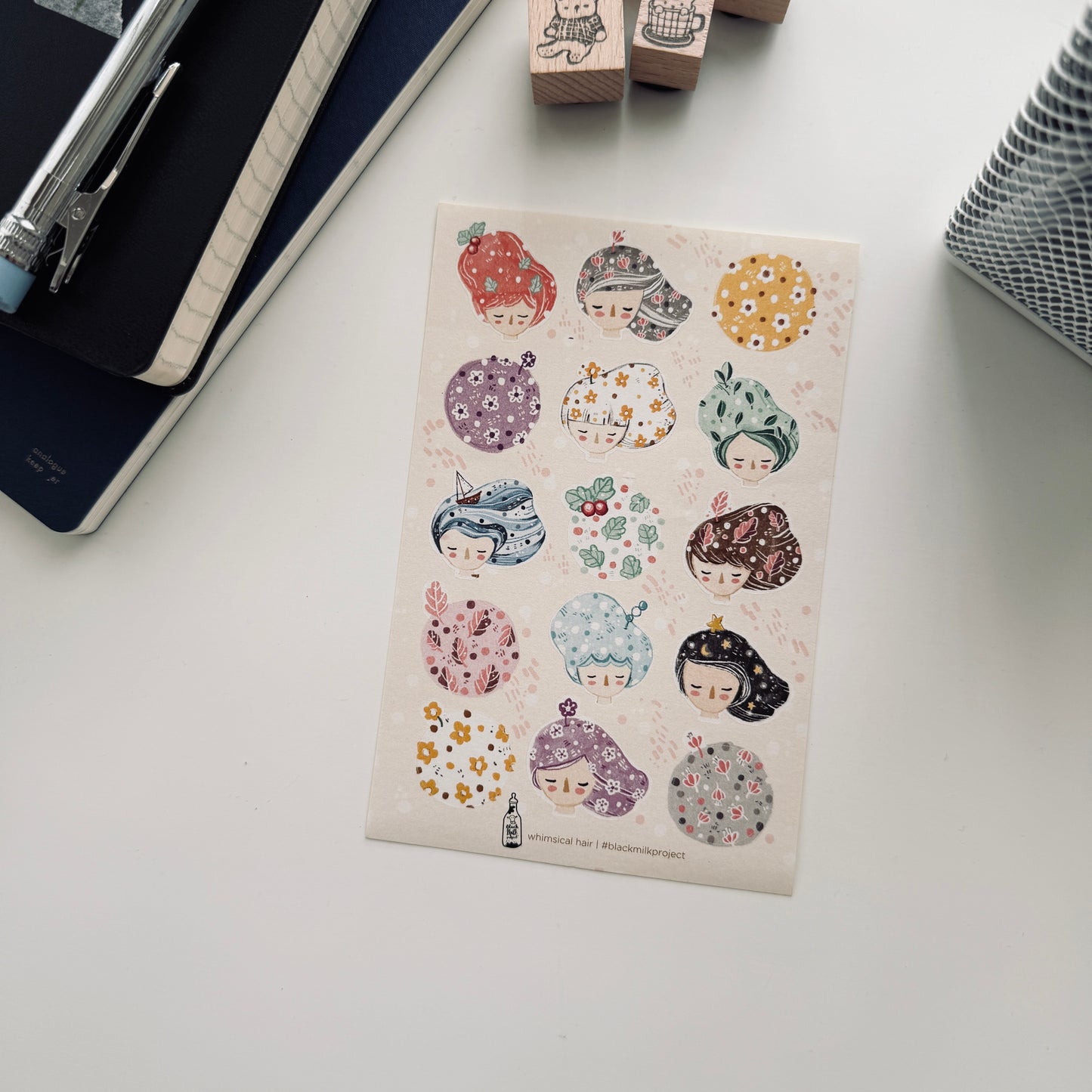 Black Milk Project Whimsical Hair Sticker