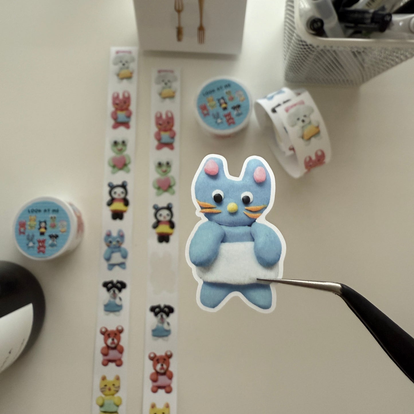 Sosom room Look at Me Kiss-cut Sticker Roll