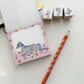 Cozyca Memo Block / Flower and Animals