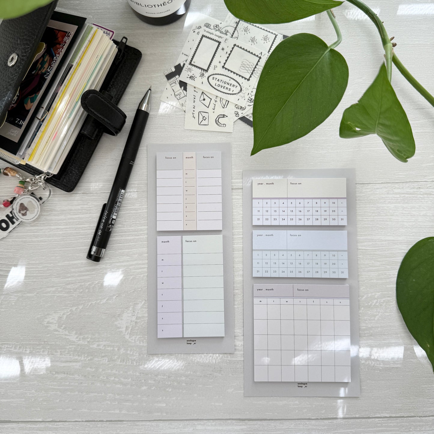 Analogue Keeper Sticky Tracker / 2 Designs