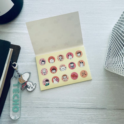 Expression Sticker Book / 2 Designs