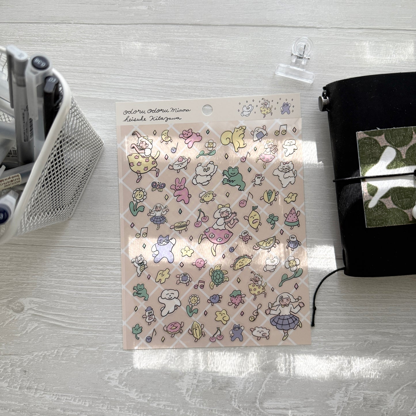 Cozyca Odoru Odoru Minna Kitazawa Heisuke Large Sticker Sheet