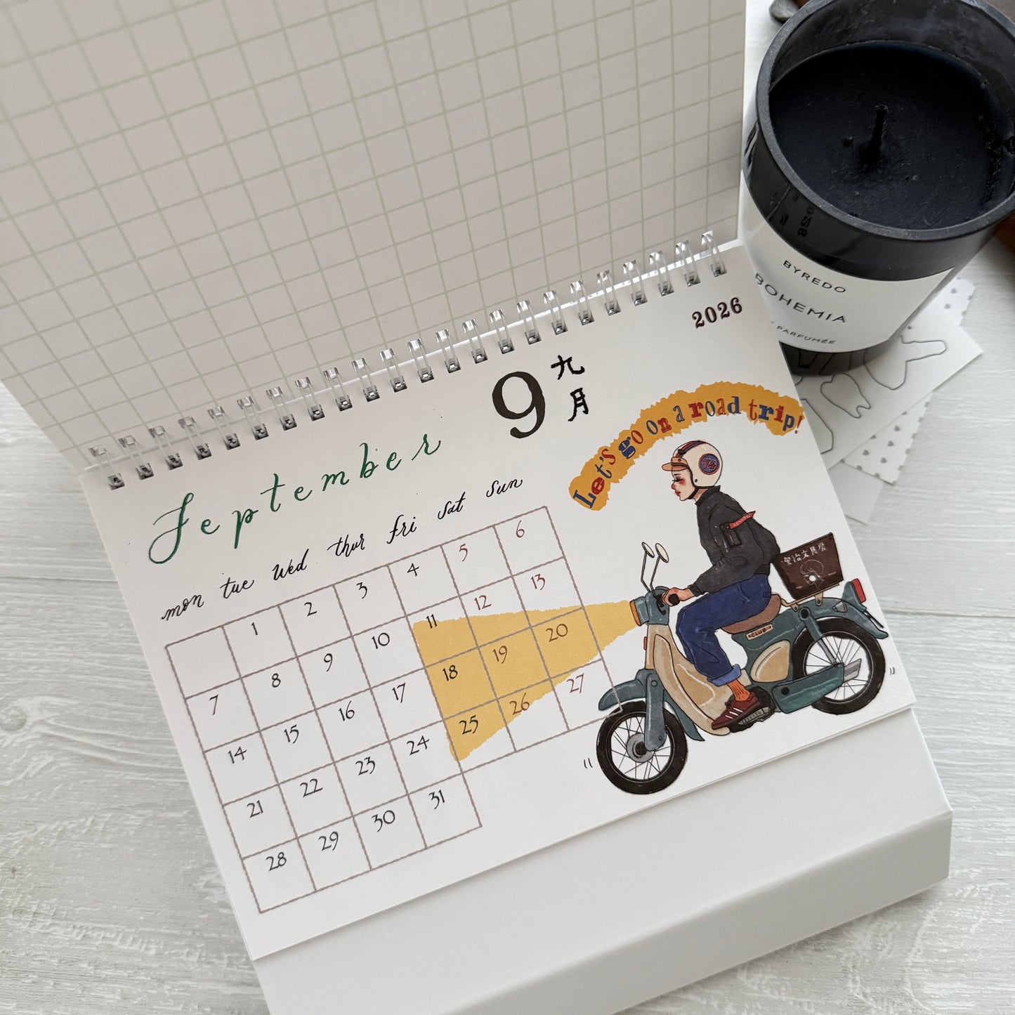 La Dolce Vita 2026 Desktop Calendar