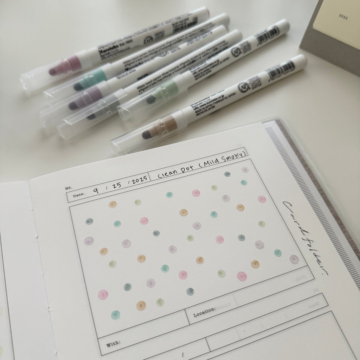 ZIG Clean Color Dot Single Tip Set / 3 Options