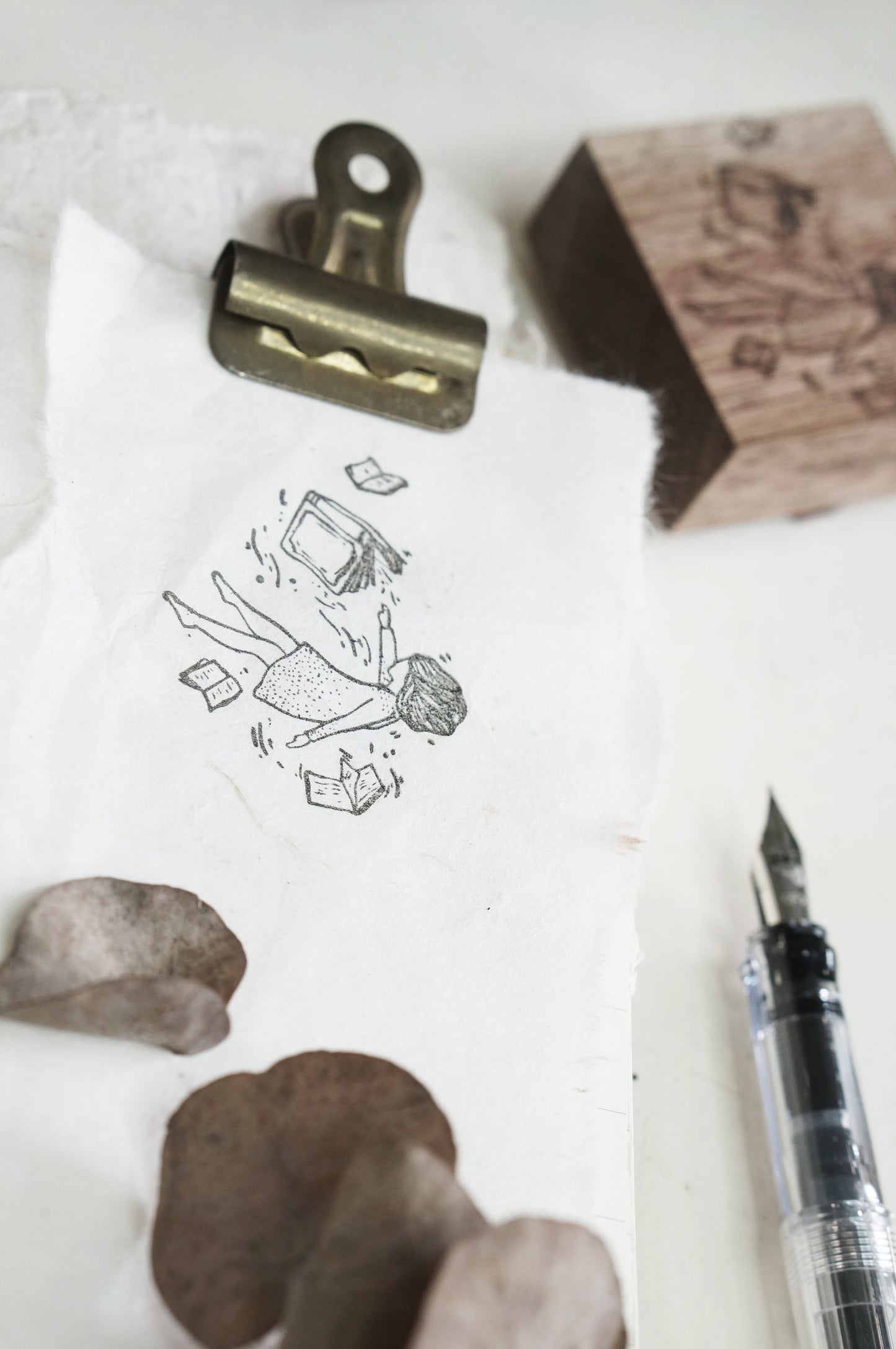 Black Milk Project Pages of Me Series Rubber Stamp / L