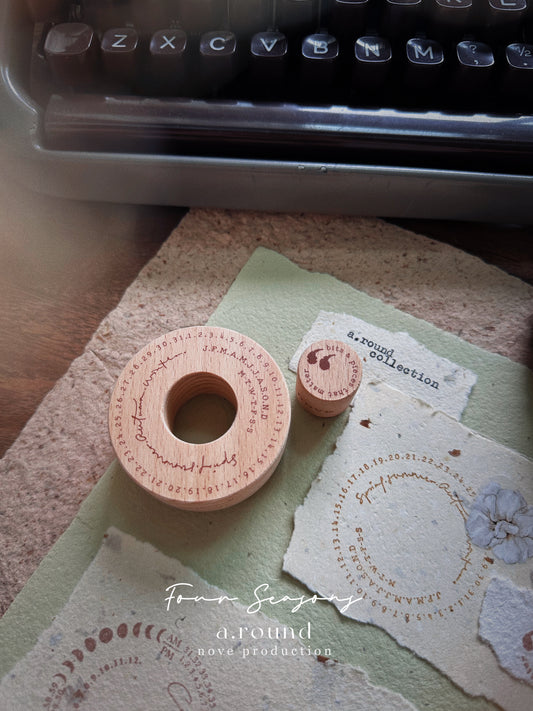 Nove { a.round } Collection Rubber Stamp Set // 2 Designs