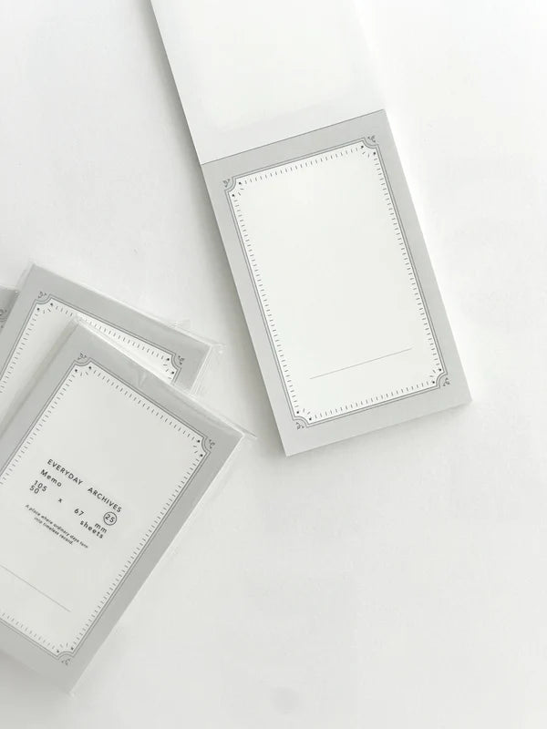 Nyret Design Everyday Archives Memo Pad / 25-30