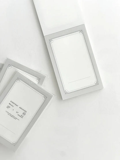 Nyret Design Everyday Archives Memo Pad / 25-30
