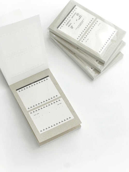 Nyret Design Everyday Archives Memo Pad / 25-30
