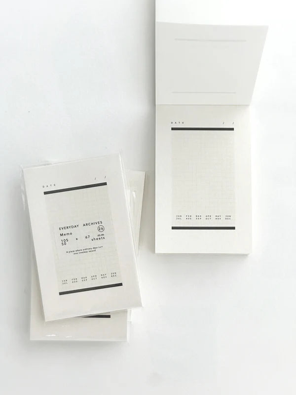Nyret Design Everyday Archives Memo Pad / 25-30
