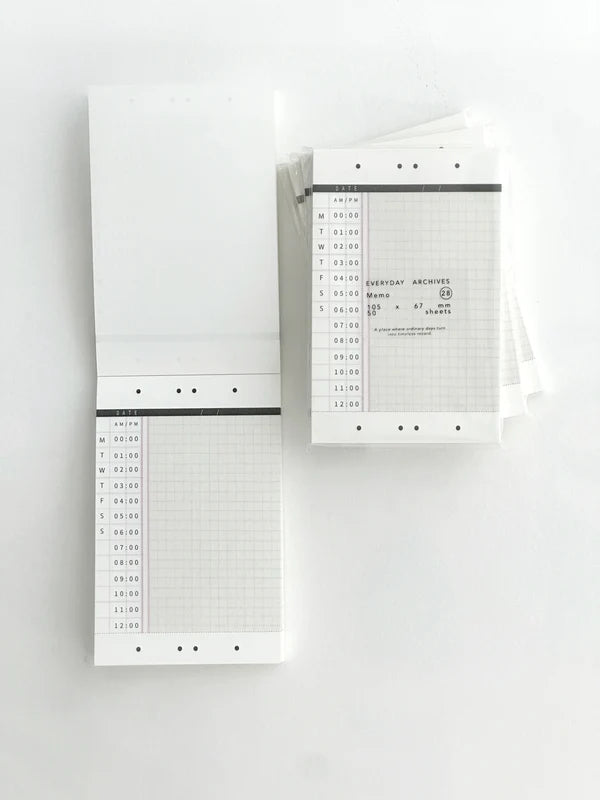 Nyret Design Everyday Archives Memo Pad / 25-30