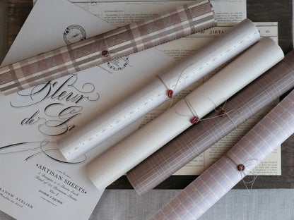 Jieyanow Atelier Fleur de Grace Artisan Sheets / 2 Designs