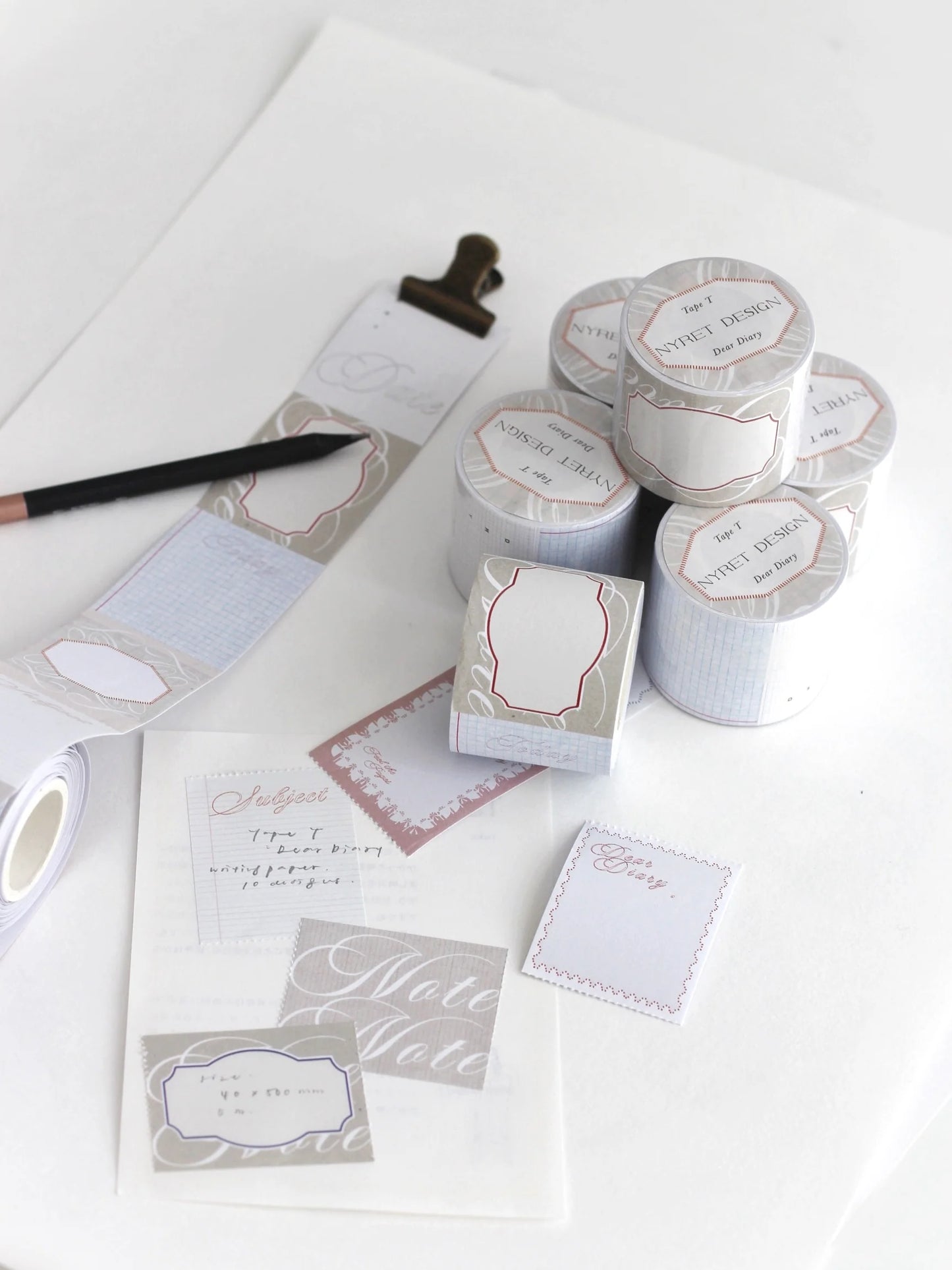 Nyret Design Tape T - Dear Diary
