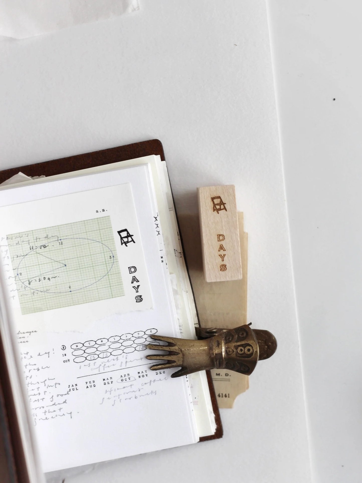 Nyret Design Vol. 14 Words for Days Rubber Stamp Collection / 6 Designs