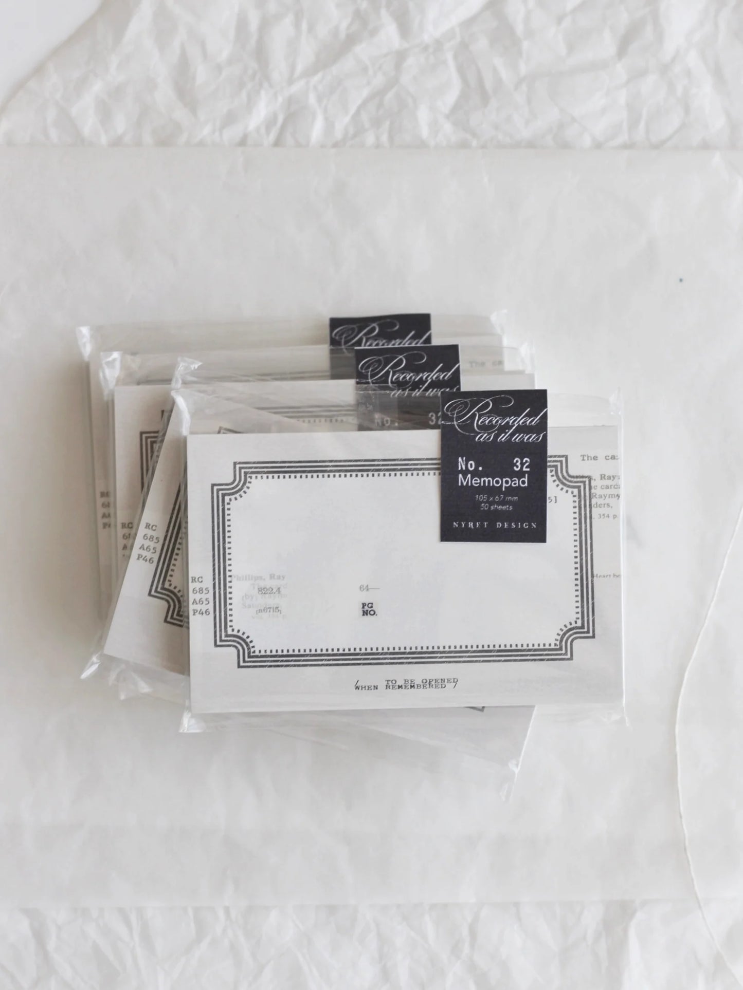 Nyret Design Memo Pad / 31 - 34