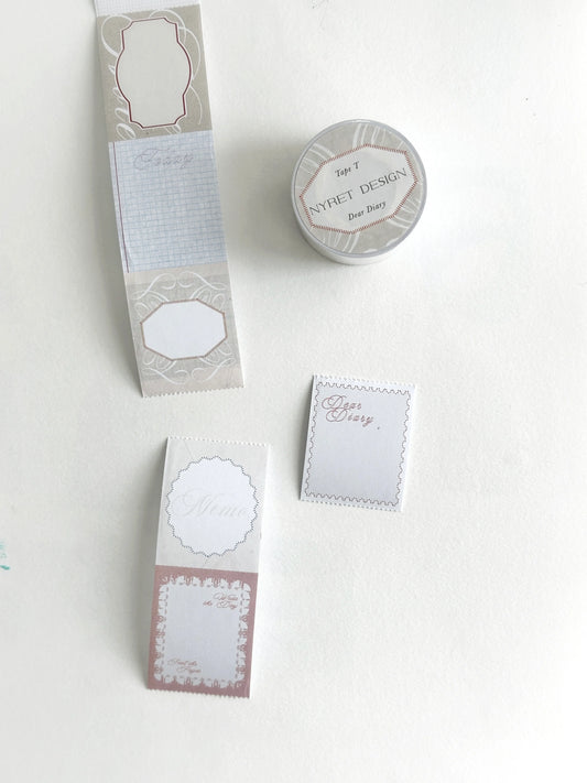 Nyret Design Tape T - Dear Diary