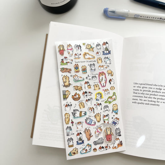 MIND WAVE Sticker / Goro Cat Daily
