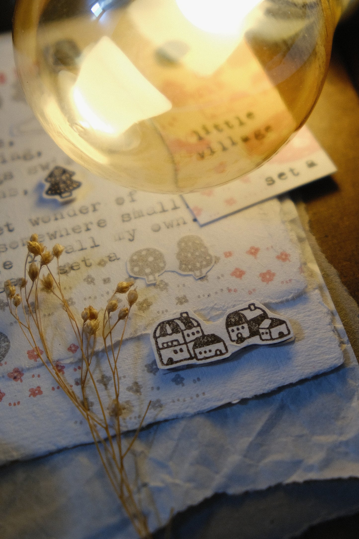 [ PRE-ORDER ONLY ] EileenTai 2025 Summer NEW / Little Village Stamp Set (A)