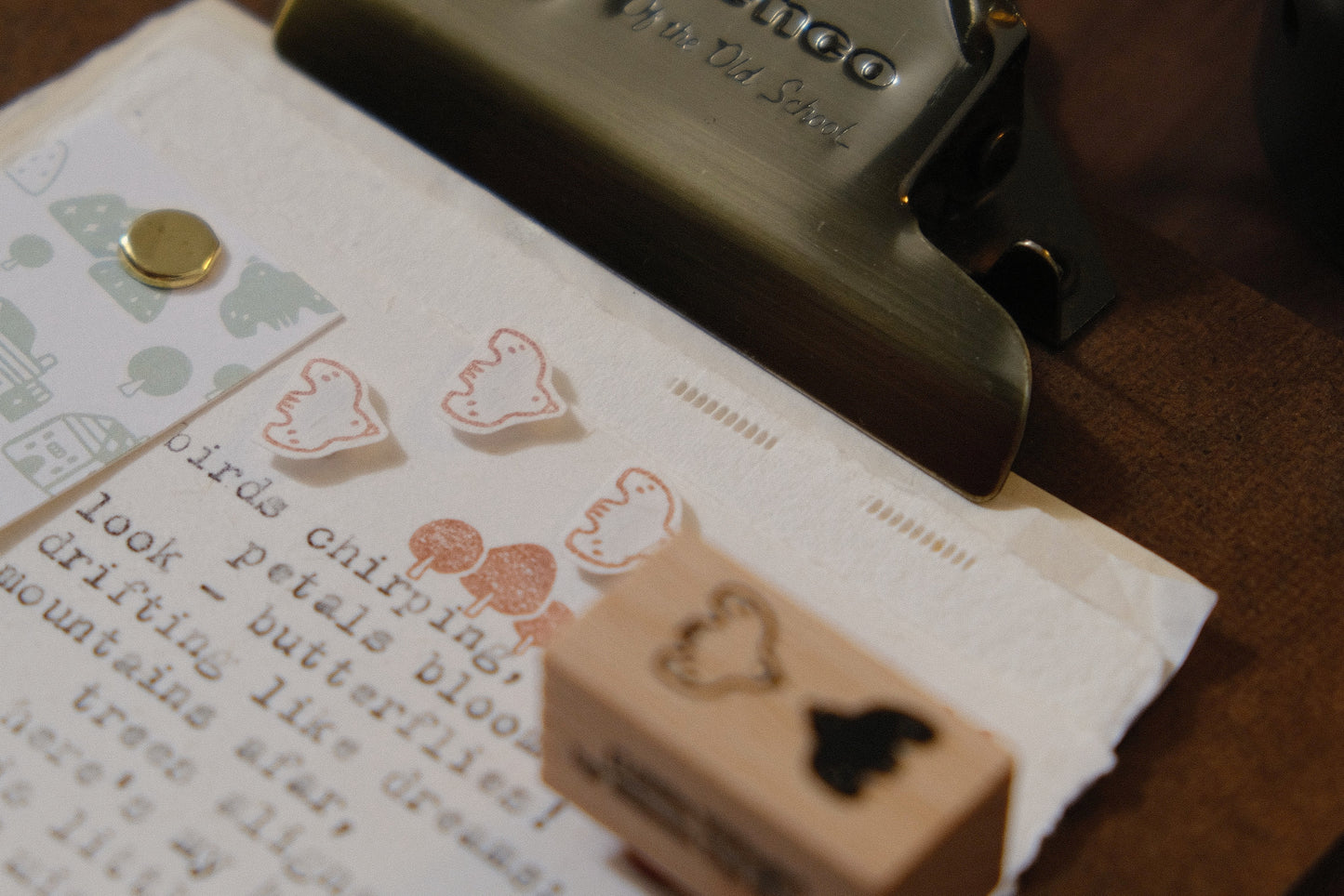 [ PRE-ORDER ONLY ] EileenTai 2025 Summer NEW / Little Village Stamp Set (B)