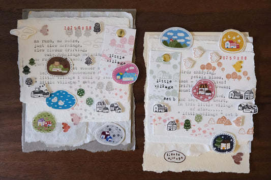 [ PRE-ORDER ONLY ] EileenTai 2025 Summer NEW / Little Village Sticker