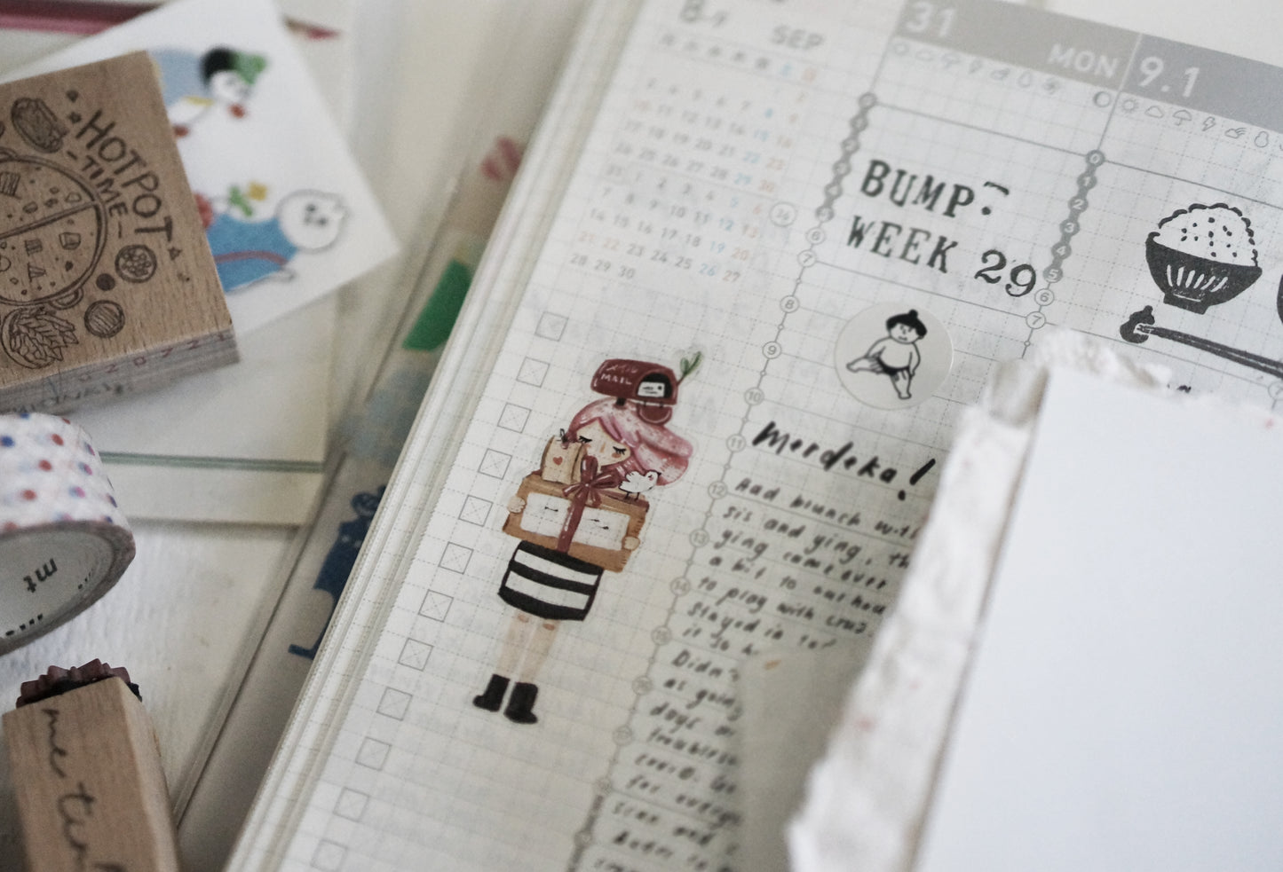 Black Milk Project Delivery Girl Mini Sticker