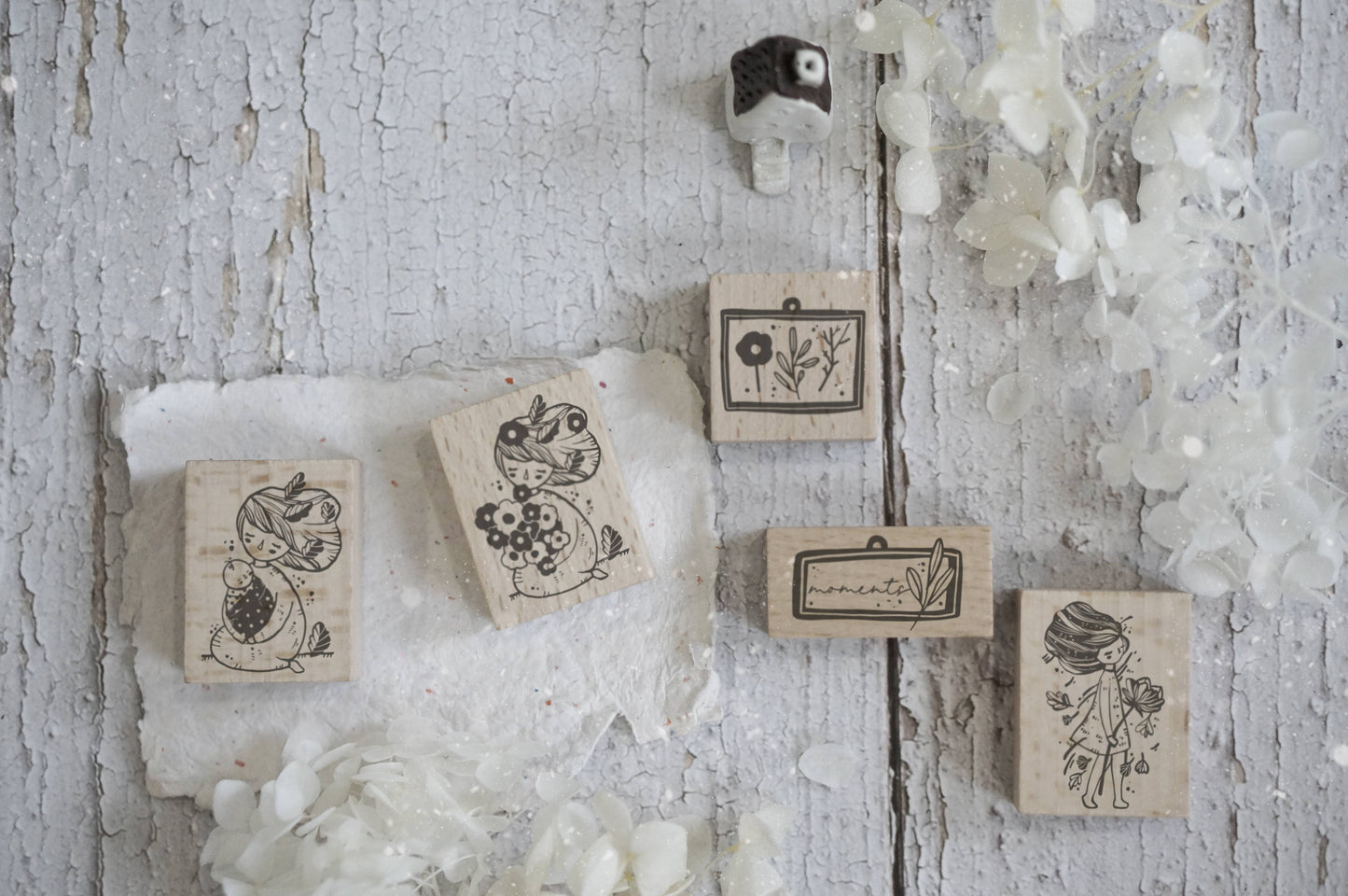 Black Milk Project Moment II Rubber Stamp | Flower