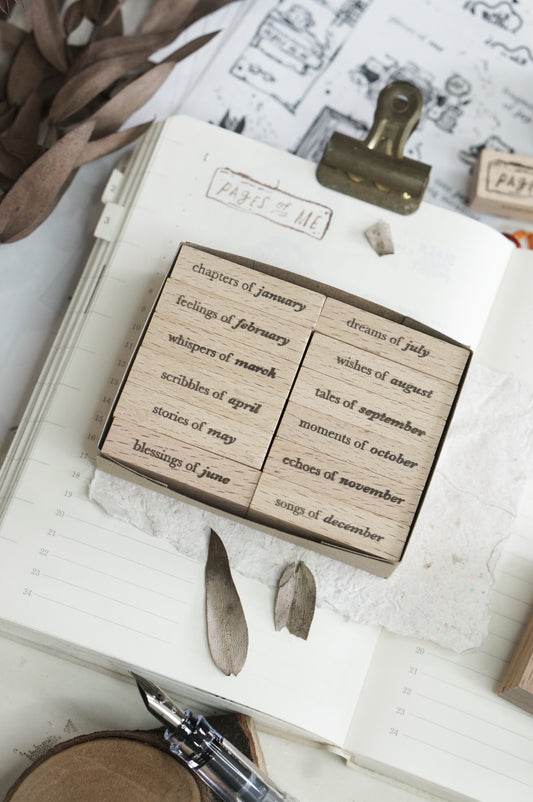 Black Milk Project Pages of Me Series / Months Set