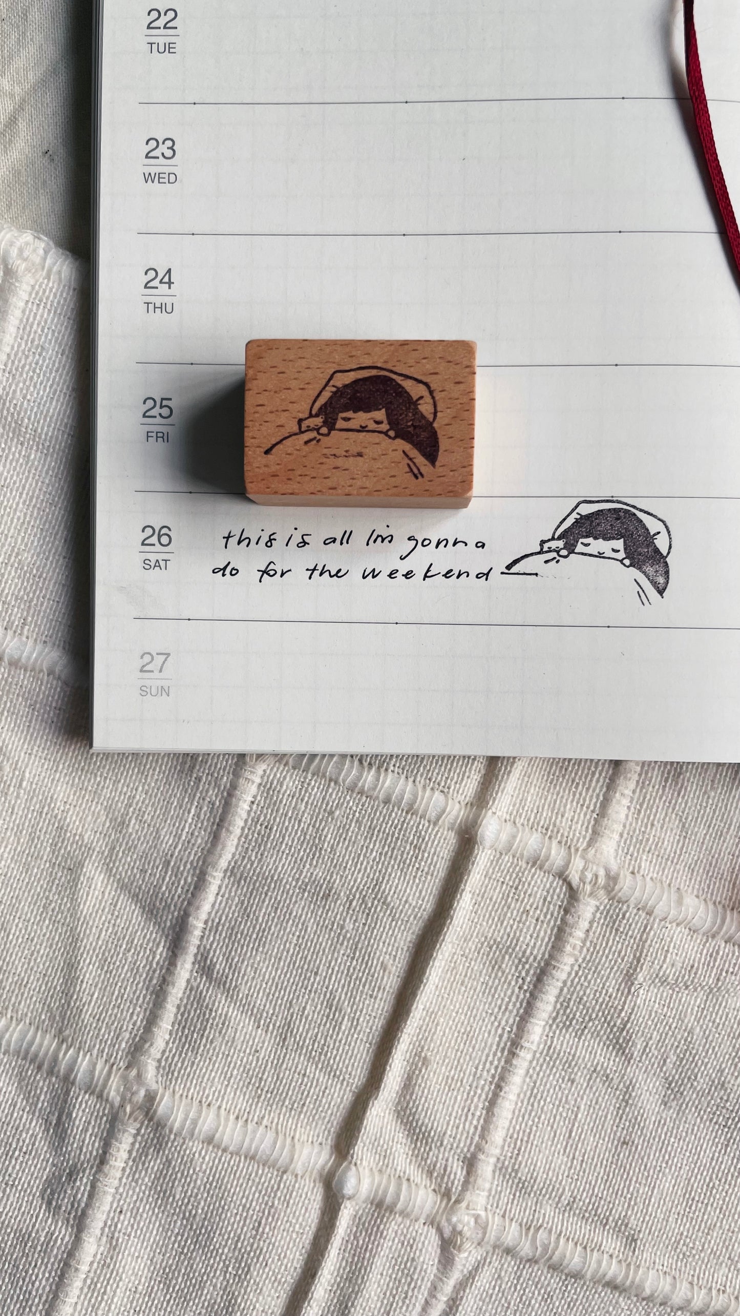 Msbulat 2025 The Other Feels Stamp Collection / Not getting up