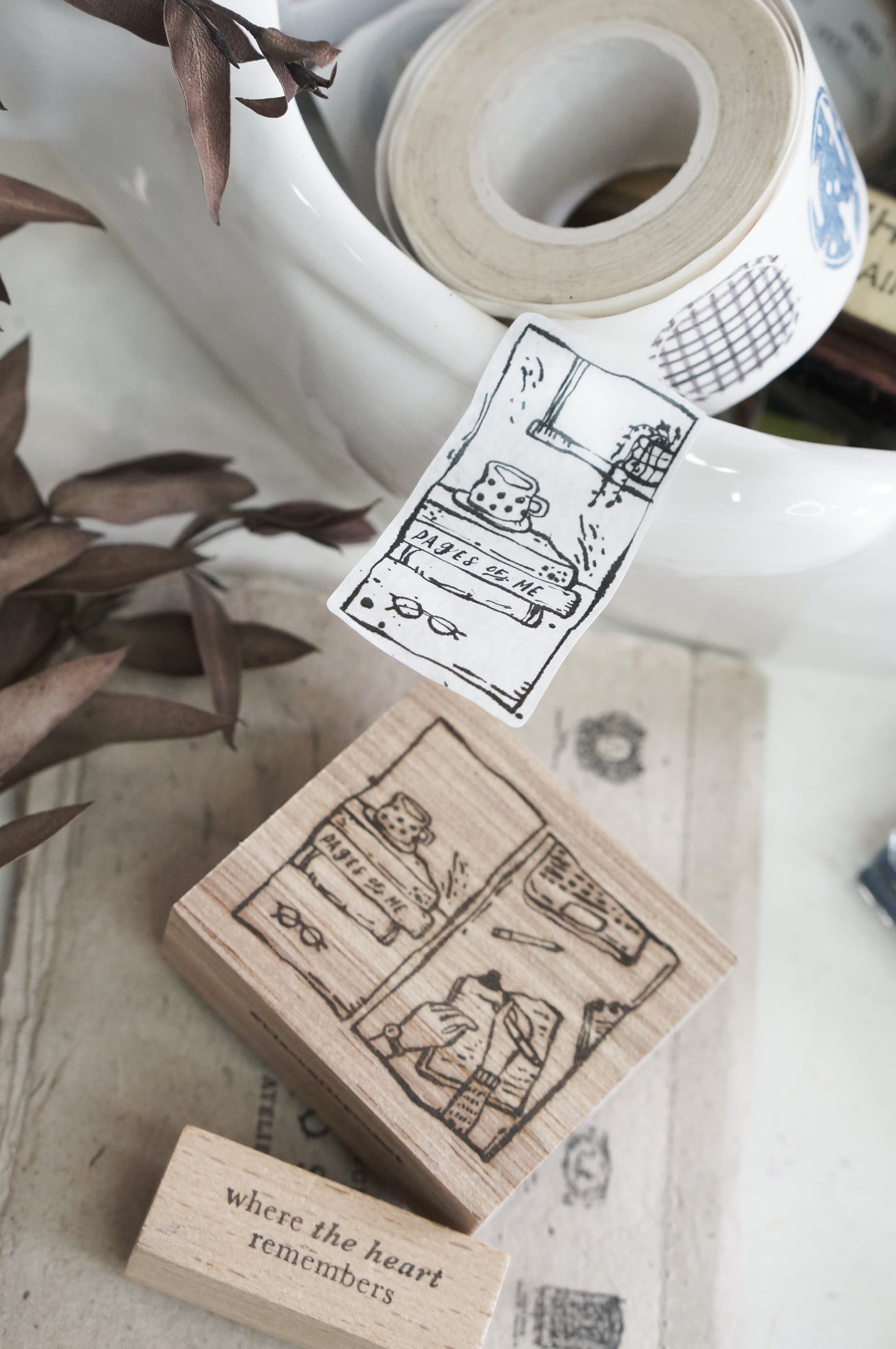 Black Milk Project Pages of Me Series Rubber Stamp / L