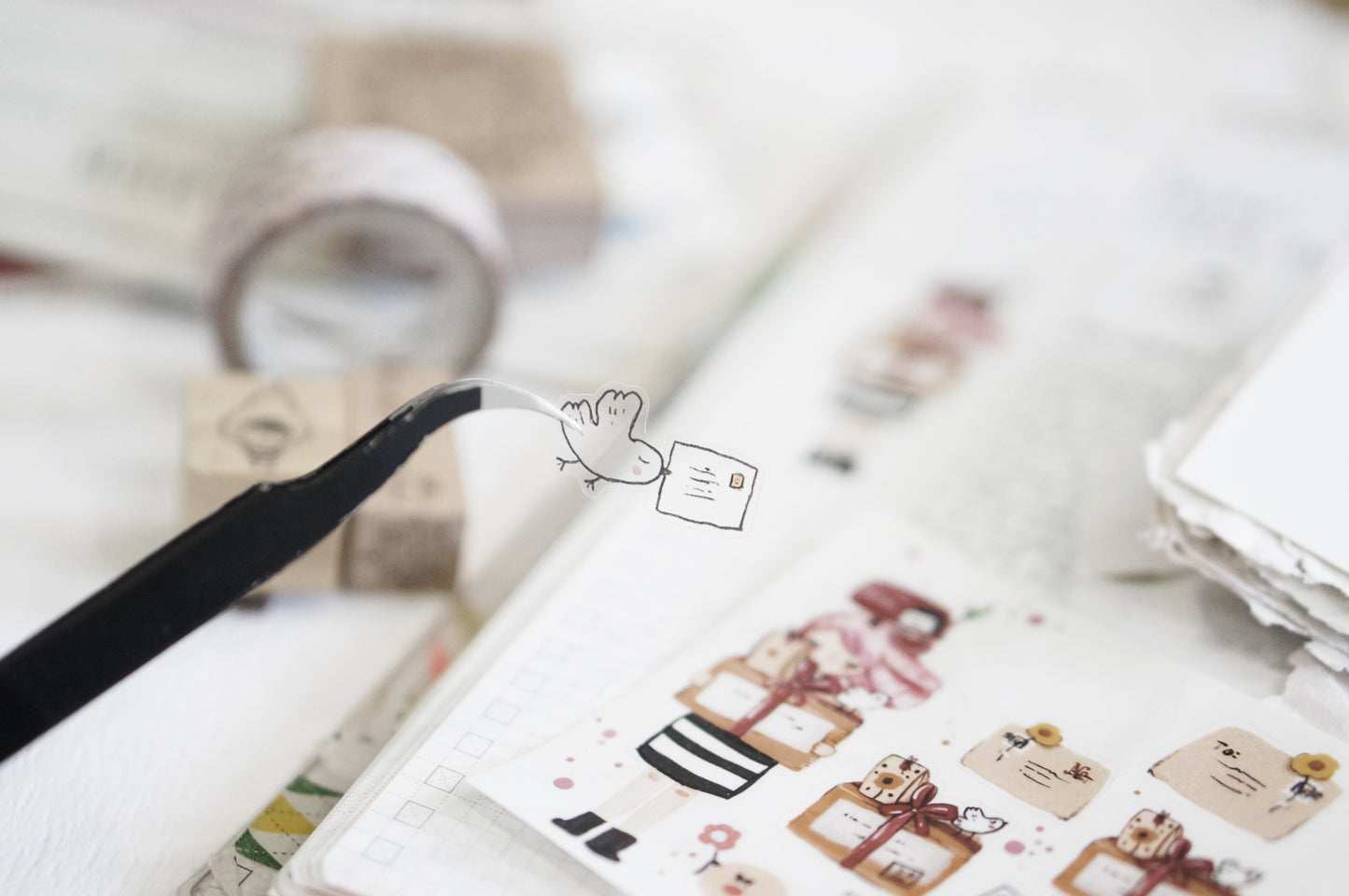 Black Milk Project Delivery Girl Mini Sticker