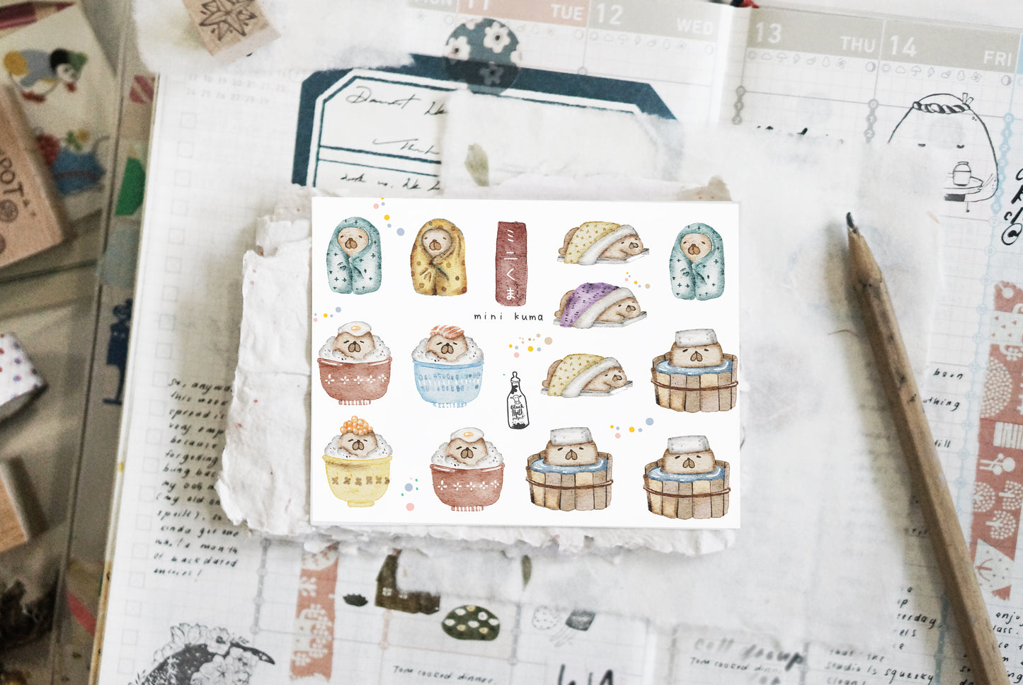 Black Milk Project Mini Kuma Mini Sticker