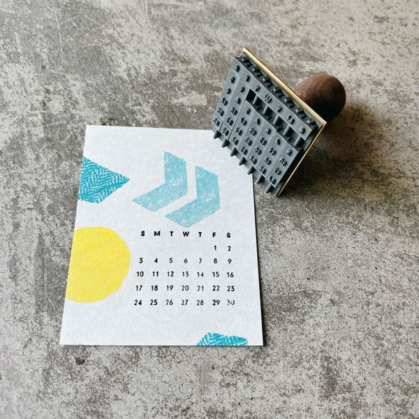 Mizushima Perpetual Calendar Stamp / New Version