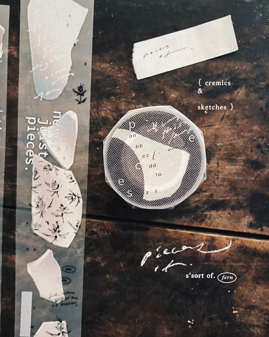 Somesortof.fern Pieces of PET Tape