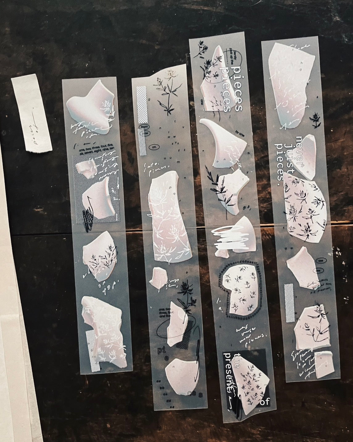 Somesortof.fern Pieces of PET Tape