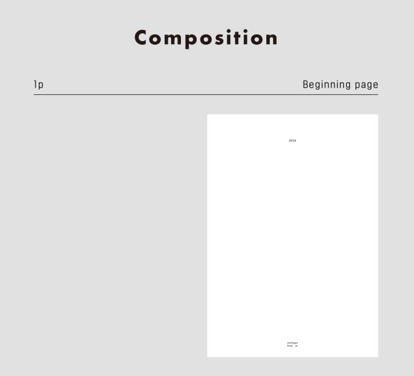 Analogue Keeper 2026 Daily Diary [ B-Grade ]
