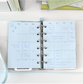 Organize a bit Undated Pocket Size Monthly Calendar Refill / 2 Colors