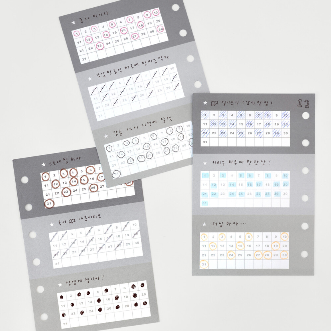 Organize a bit Pocket Size Monthly Tracker Refill
