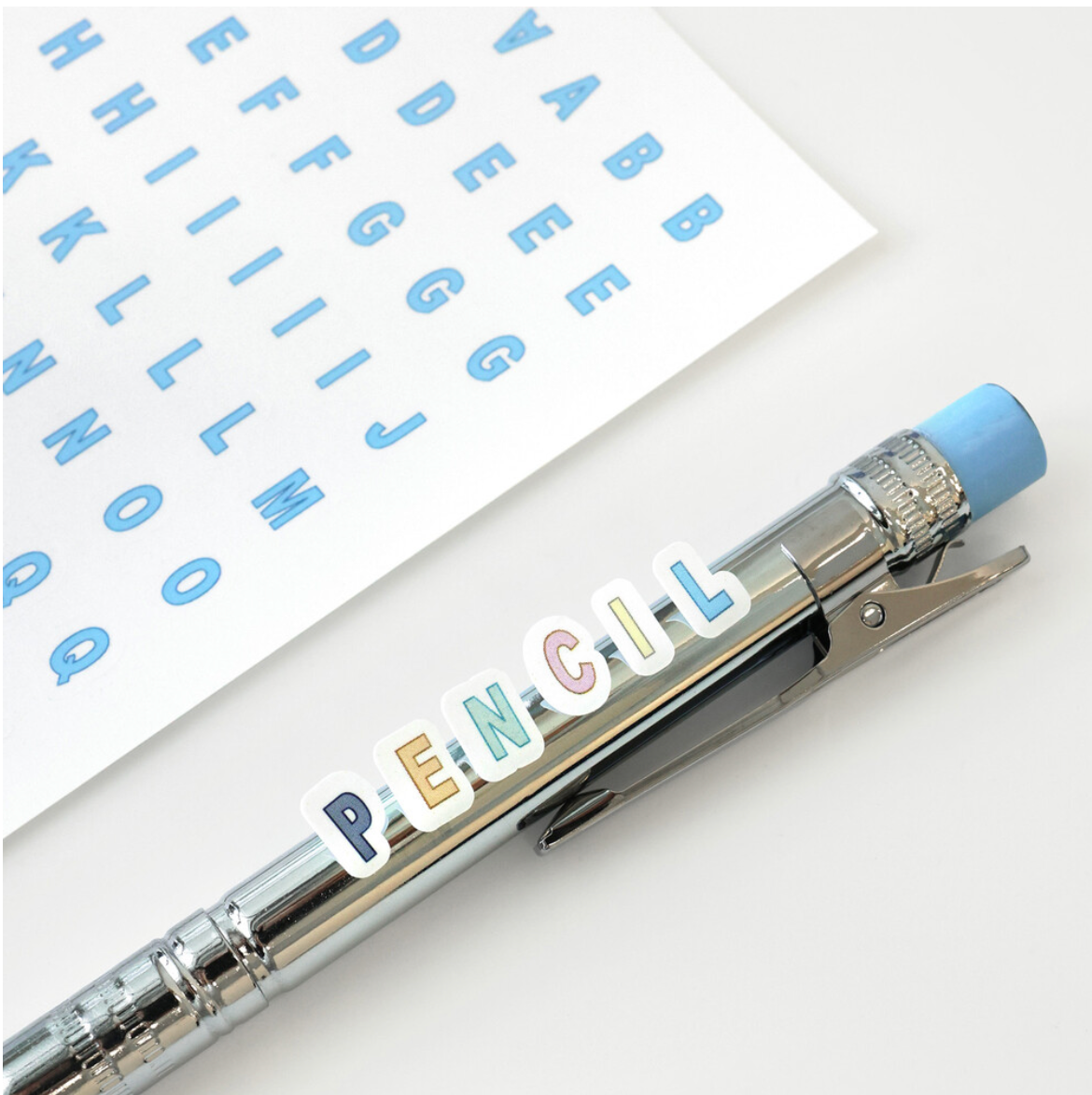 Organize a bit Alphabet Sticker Set / 4 Designs