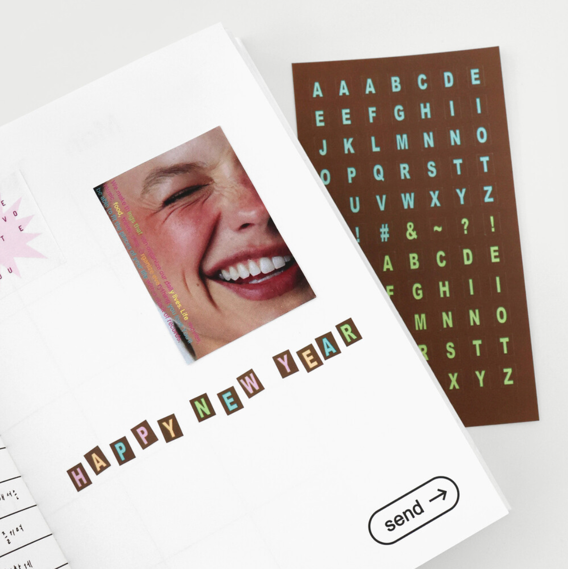 Organize a bit Alphabet Sticker Set / 4 Designs
