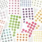 Organize a bit Date Sticker Set / 8 Styles