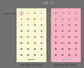 Organize a bit Date Sticker Set / 8 Styles