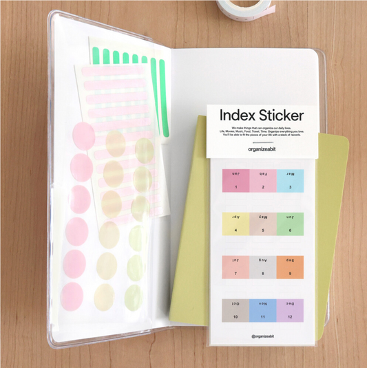 Organize a bit Index Sticker Pack