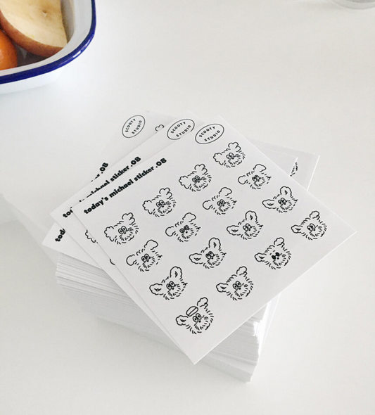 Scooty Studio Today's Michael Sticker 08