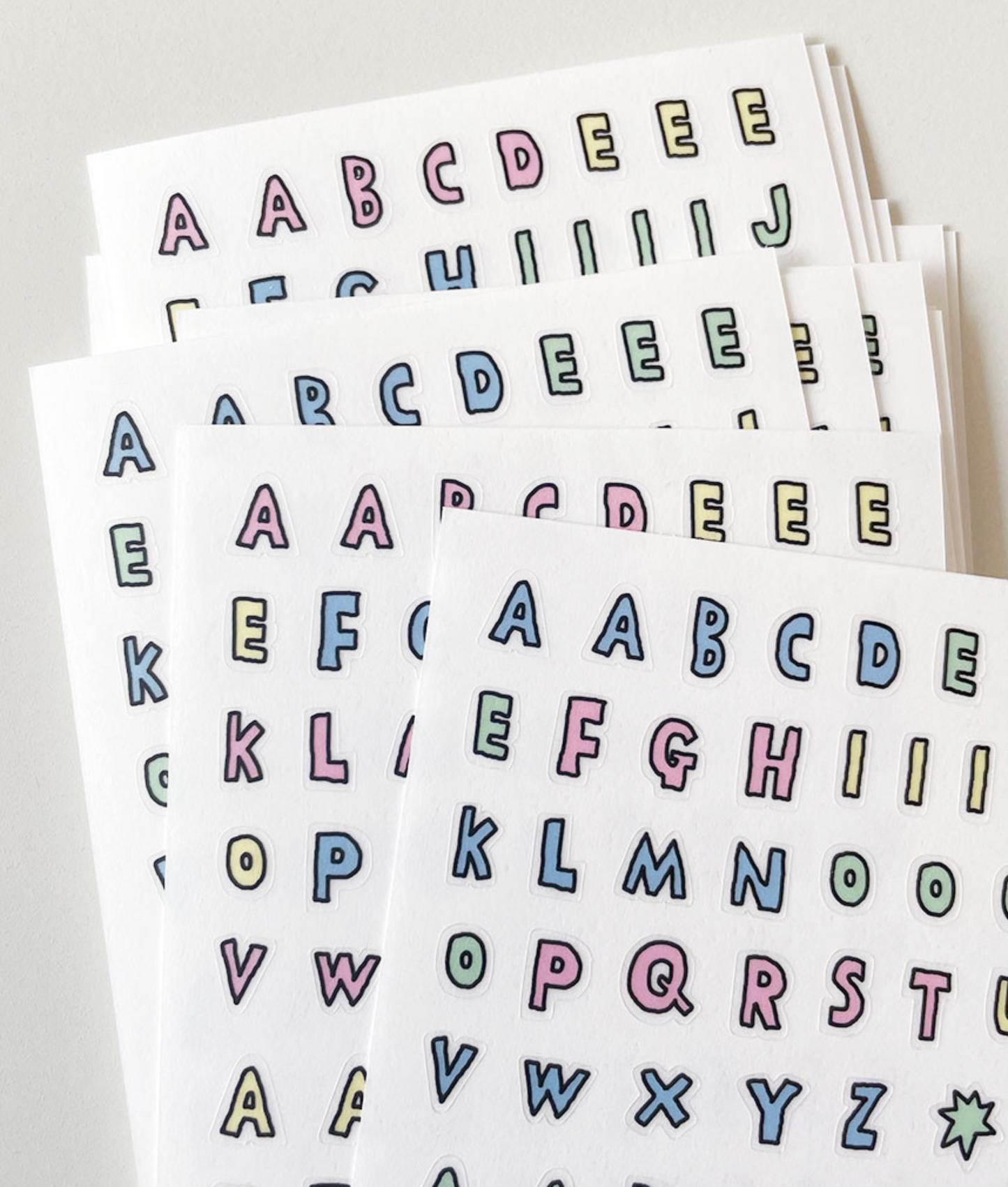 Scooty Studio Alphabet Sticker / Fruit Cereal