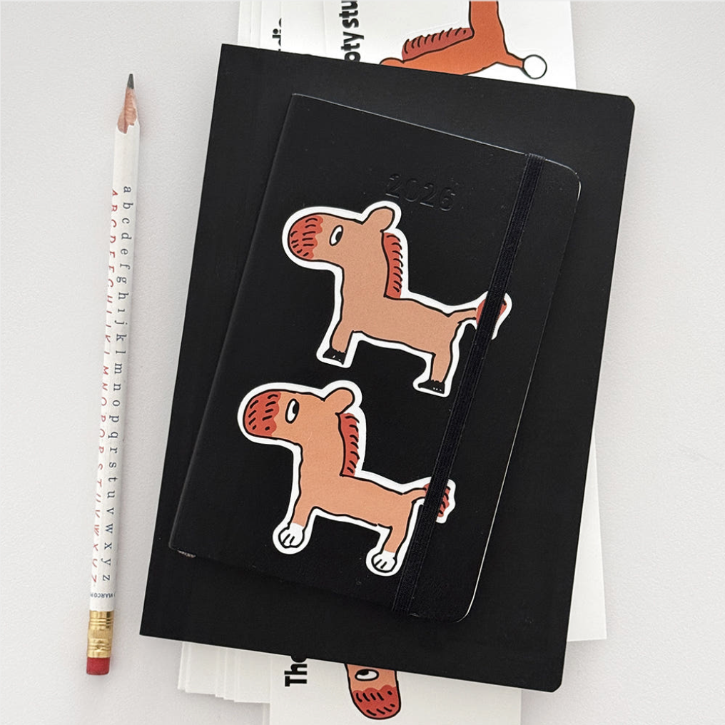 Scooty Studio The Pony Trio Large Long Sticker